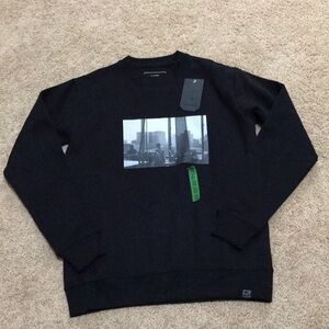 NEW! Pull & Bear Men’s XS black sweatshirt.